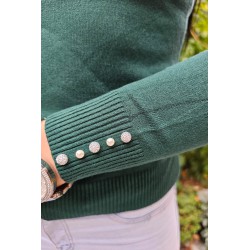 Pulover dama moale cu perle si strasuri 326