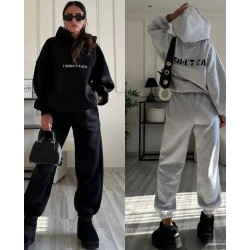 Trening dama bumbac vatuit Don’t care 3933