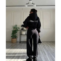 Trening dama bumbac vatuit Don’t care 3933