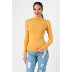 Pulover dama moale cu perle si strasuri 939