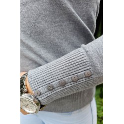 Pulover dama moale cu nasturi 516