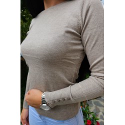 Pulover dama moale cu nasturi 516
