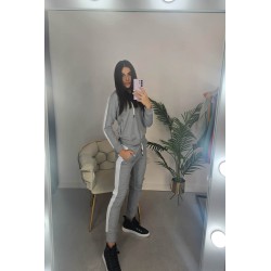 Trening dama bumbac cu dunga laterala 3880