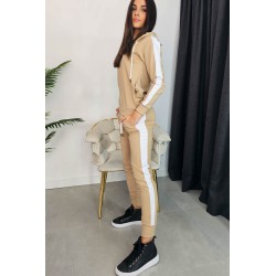 Trening dama bumbac cu dunga laterala 3880