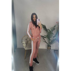 Trening dama bumbac cu dunga laterala 3880