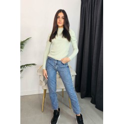 Bluza dama bumbac tetra cu perle 8503