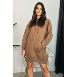 Rochie dama vatuita cu gluga 1400