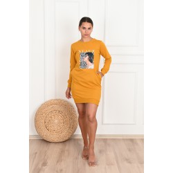 Rochie dama cu imprimeu Staue 5111