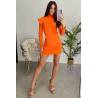 Rochie dama bumbac cu perlute 5023-22