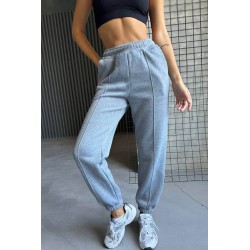 Pantalon vatuit dama bumbac uni 6231-24