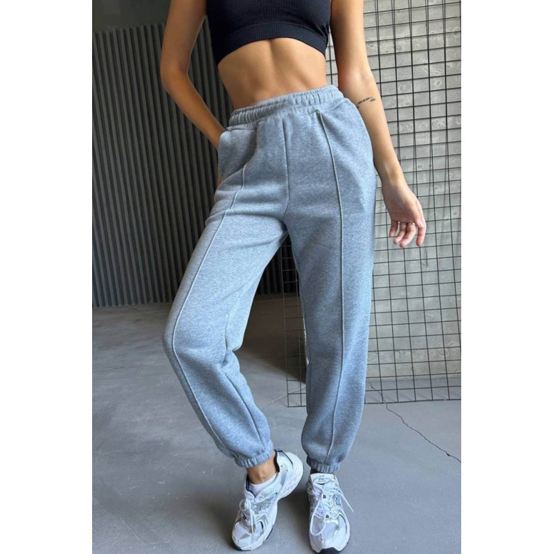 Pantalon vatuit dama bumbac uni 6231-24