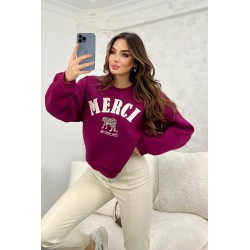 Bluza dama vatuita Merci 1623-24