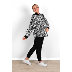 Trening dama marimi mari cu imprimeu 8038