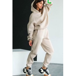 Trening dama bumbac vatuit cu imprimeu Chicago 3941