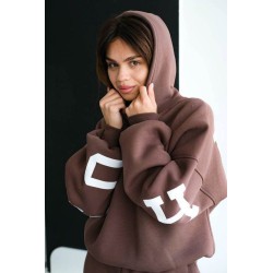 Trening dama bumbac vatuit cu imprimeu Chicago 3941