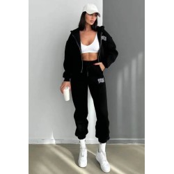 Trening dama bumbac vatuit cu imprimeu Couture 3953