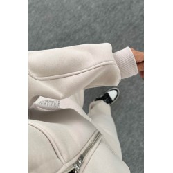 Trening dama bumbac vatuit cu imprimeu Couture 3953