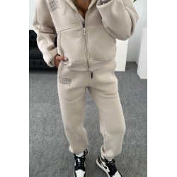 Trening dama bumbac vatuit cu imprimeu Couture 3953