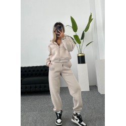 Trening dama bumbac vatuit cu imprimeu Couture 3953