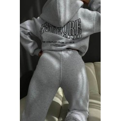 Trening dama bumbac vatuit cu imprimeu Couture 3953