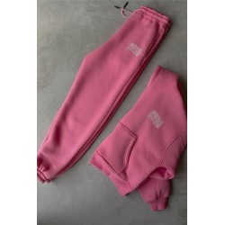 Trening dama bumbac vatuit cu imprimeu Couture 3953