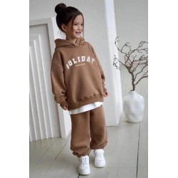 Trening copil bumbac vatuit cu imprimeu Soliday 3957