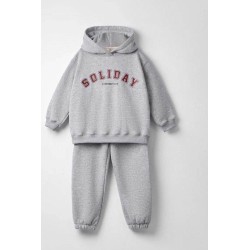 Trening copil bumbac vatuit cu imprimeu Soliday 3957