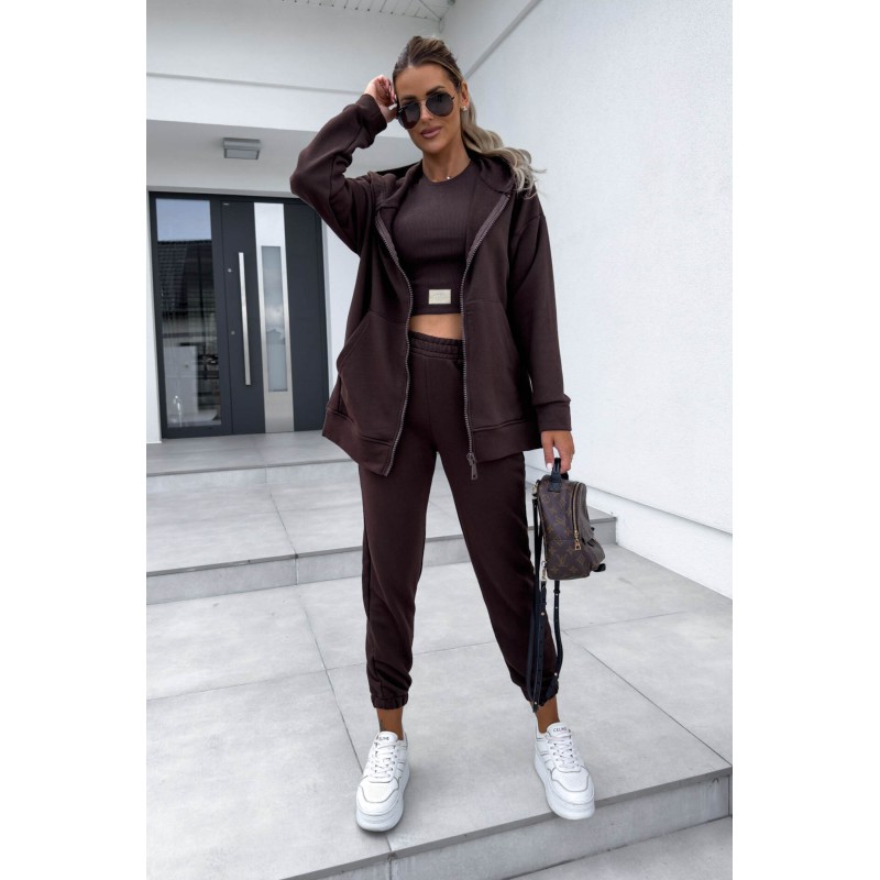 Trening dama bumbac vatuit 3 piese 3956 Aszmi-2