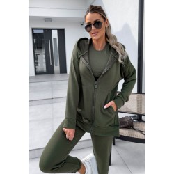 Trening dama bumbac vatuit 3 piese 3956 Aszmi-2