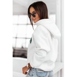 Hanorac dama bumbac vatuit cu imprimeu festiv Boston 1627