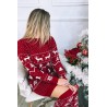 Compleu dama cu imprimeu de Craciun 0123